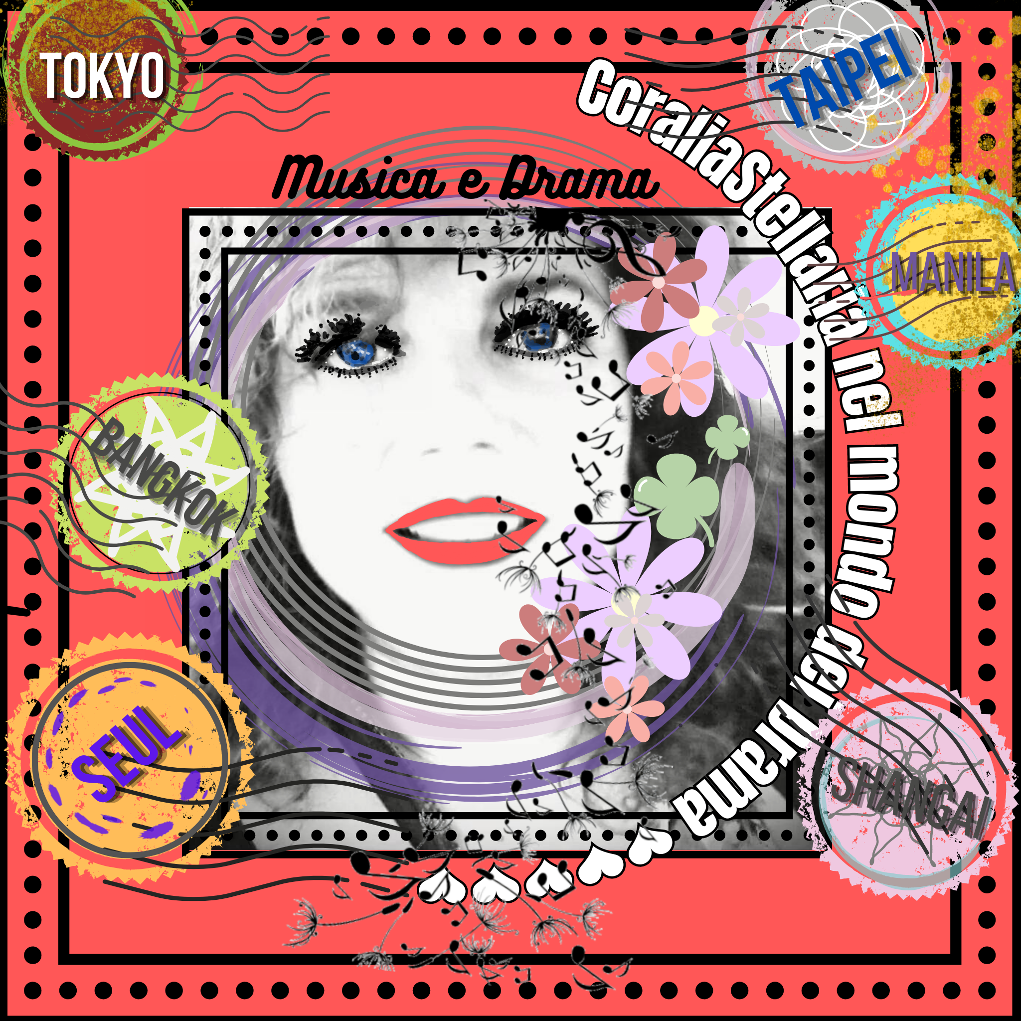 Coraliastellaria con note e fiori perfect